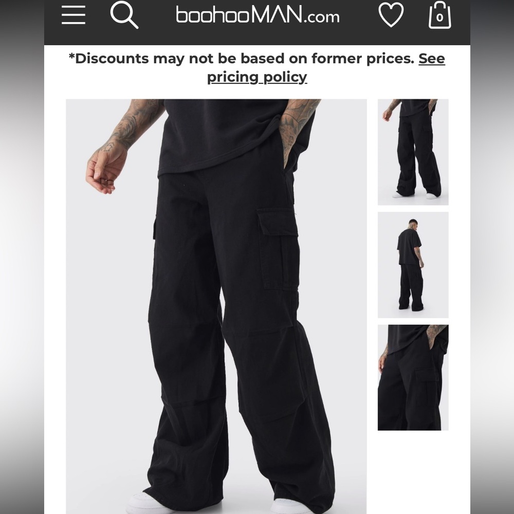 Extreme baggy cargo pants